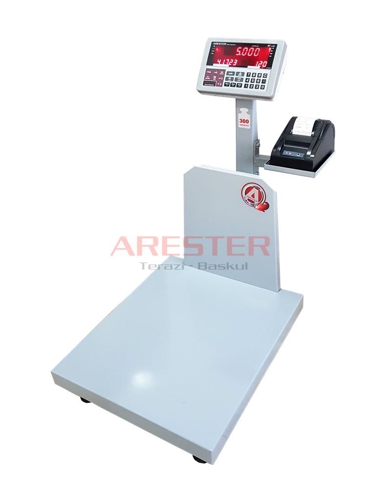 SF-LED 50x60 300 Kg 80mm Fiş Yazıcılı Baskül