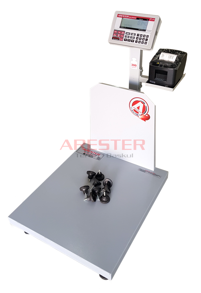 SF-LCD 40x50 150 Kg 80mm Fiş Yazıcılı Parça Sayım Baskülü