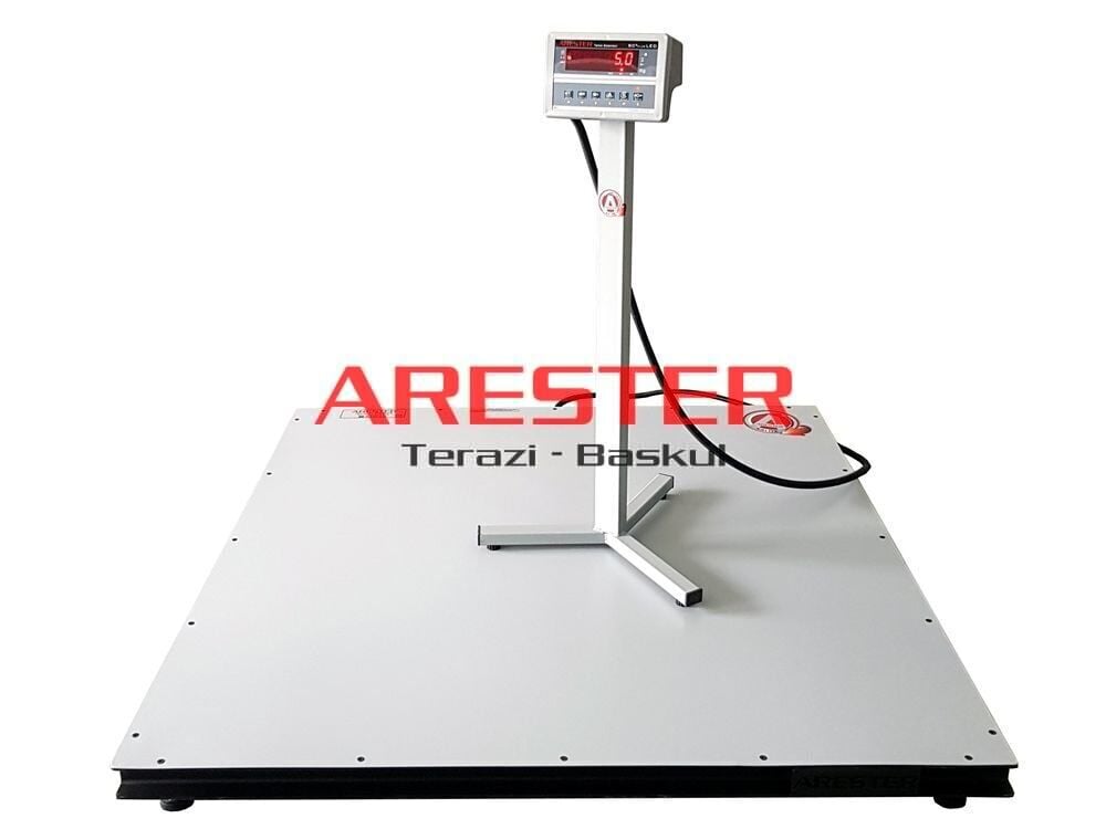 4L-P 120x240 cm 3000 Kg Kantar | Düz Tip Platform Endüstriyel Baskül