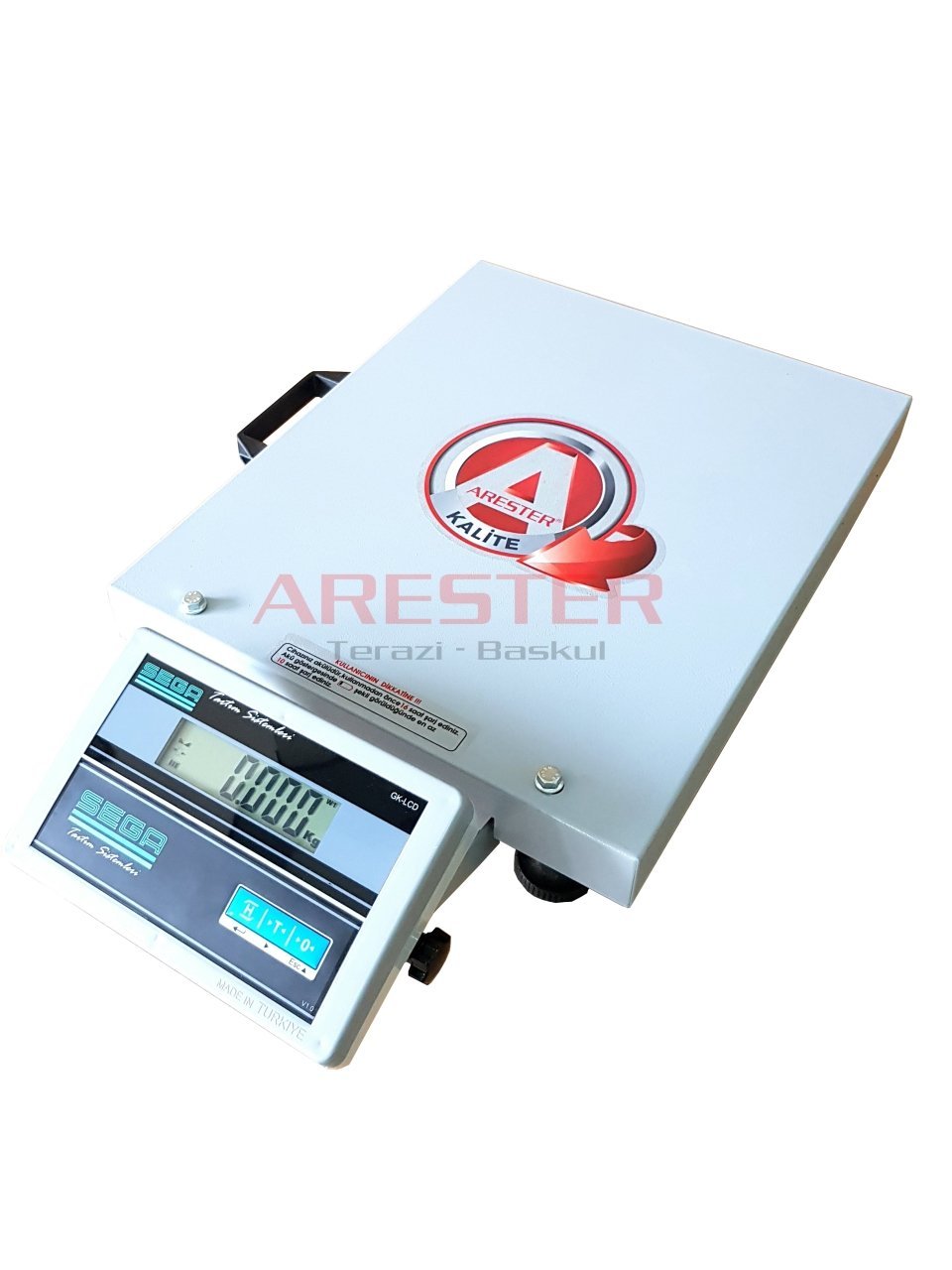 GK-LCD 35x40 150 Kg Düz Tutma Saplı Elektronik Baskül