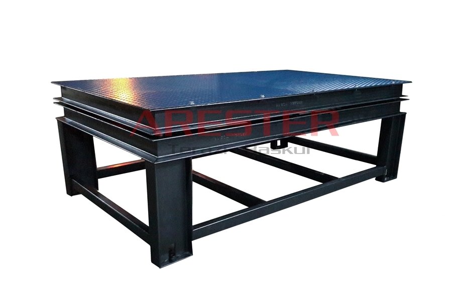 AH-4L 100x150 3000 Kg Ayaklı Demirci Baskülü