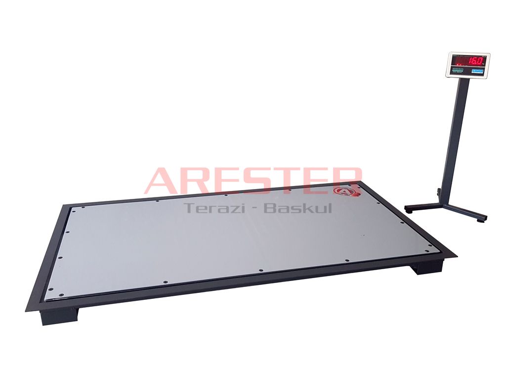 4L-C 100x150 cm 3000 Kg Kantar | Çukur Tip Gömme Endüstriyel Baskül
