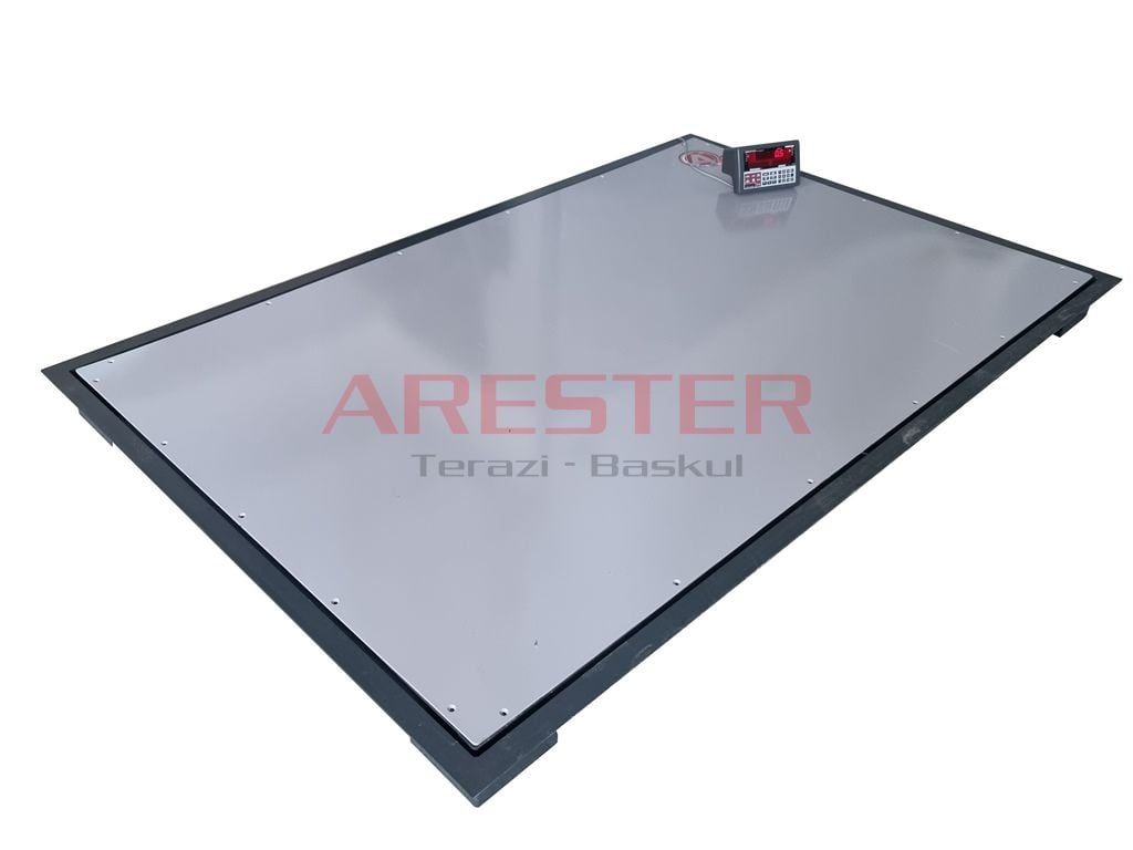 4L-C 100x200 cm 6000 Kg Kantar | Çukur Tip Gömme Endüstriyel Baskül