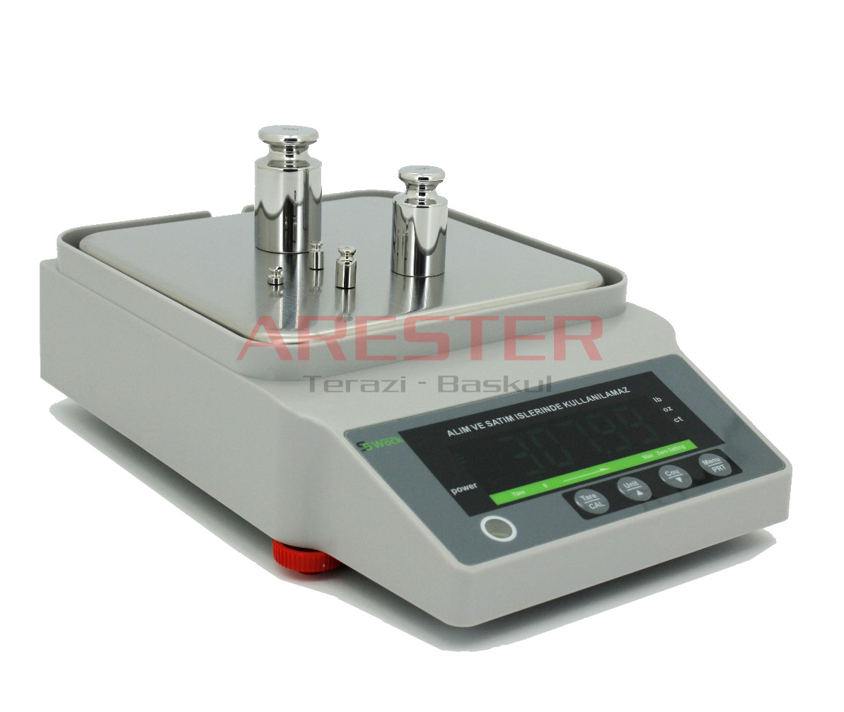 SSWOCK MK20002E 2 Kg - 0,01 Gr Hassas Tartım Terazisi