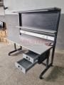 WorkLine Pro – 75x150cm Endüstriyel Raflı Teknik Servis Masası