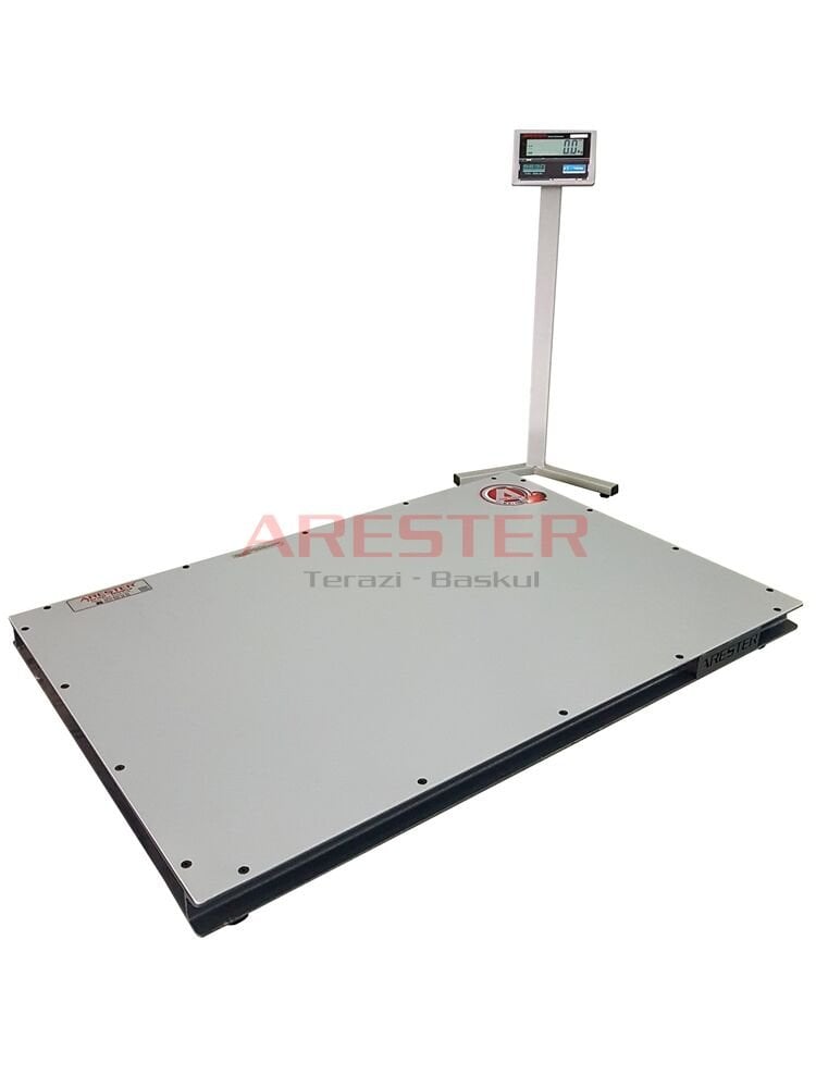 4L-P 120x120 cm 3000 Kg Kantar | Düz Tip Platform Endüstriyel Baskül