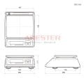 CAS SWII-W LCD | IP68 Su Korumalı Paslanmaz Ticari Onaylı Terazi