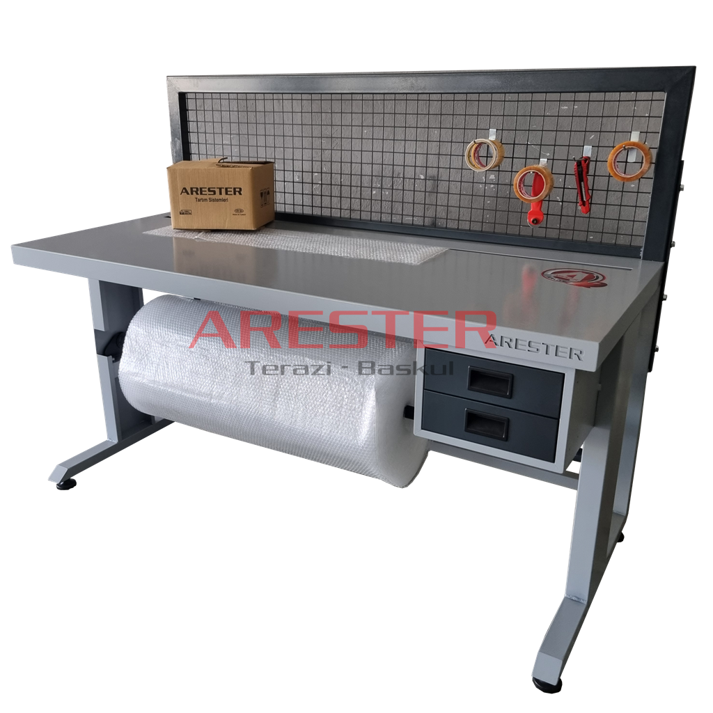 FLOW 180 Type C – Arka Panolu Paketleme Masası