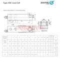 ZEMIC H8C LOADCELL – OIML C3 Sınıfı Yük Hücresi