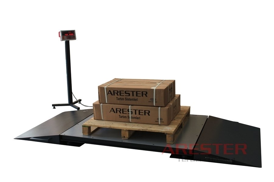 4L-R 120x150 3000 Kg Ayrık Rampalı Elektronik Baskül