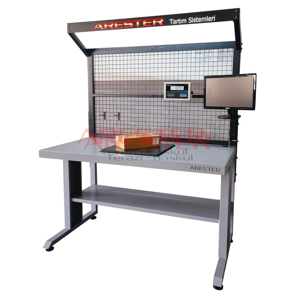 TREND Seri 60x120 Terazili Kargo Tasnif Masası Scale Cargo Table