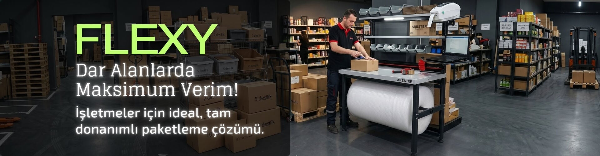 Flexy Paketleme Masası